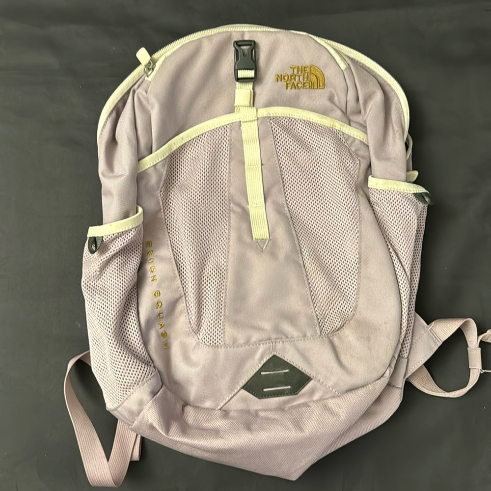 The North Face Kids Lavender and Cream Daypack